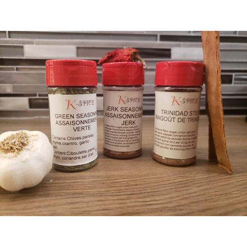 Caribbean seasonings & rubs - K-SPICE LES ÉPICES K-SPICE