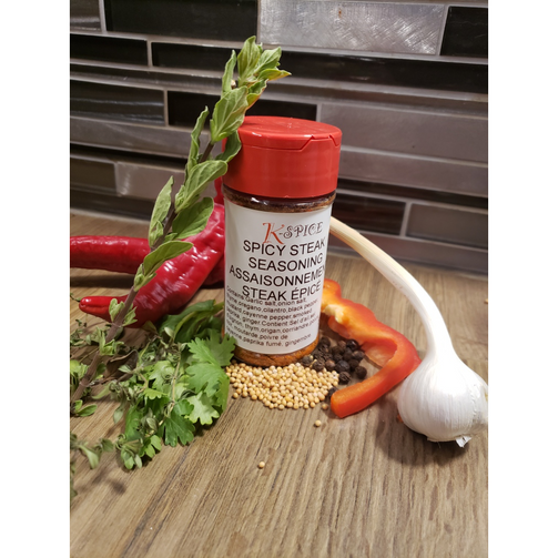 Spicy Steak Seasoning 50g - K-SPICE LES ÉPICES K-SPICE